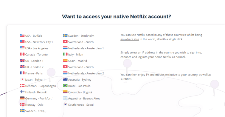  privvpn مکانهای سرور netflix 
