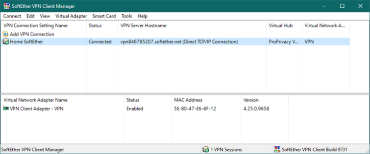   به سرور نرم افزار متصل شد. 