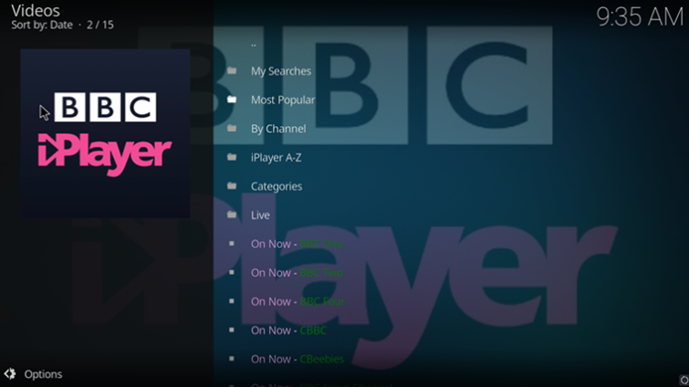   iplayer Kodi 