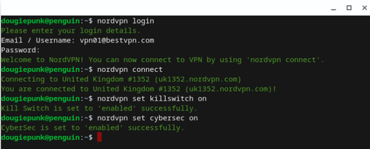  ویژگی های اضافی نمایش داده شده در ترمینال 