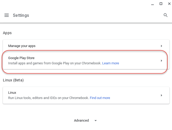  برنامه های Android را در تنظیمات فعال کنید 
