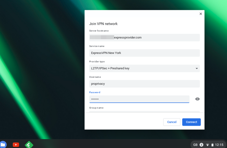  اتصال به یک شبکه VPN 