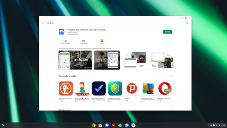  NordVPN در بازی store 