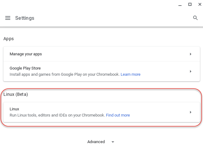  تنظیمات BETA لینوکس. 