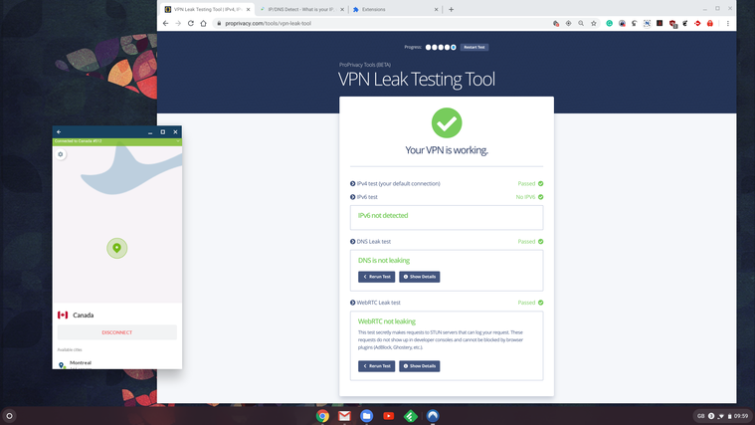  ابزار تست نشت ProPrivacy VPN 