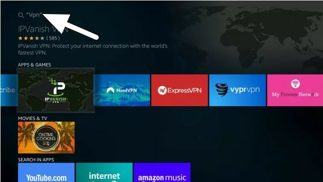 جستجوی تلویزیون آتش