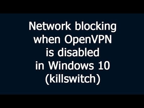 Windows Firewall Killswitch VM + VPS: VPN